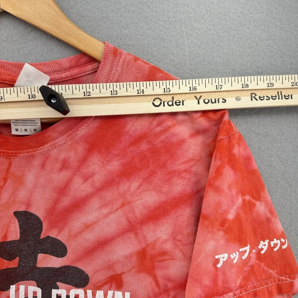 CoryxKenshin Up Down Up Down Official YOUTUBE Tie Dye Shirt Red SZ M Gamer RARE